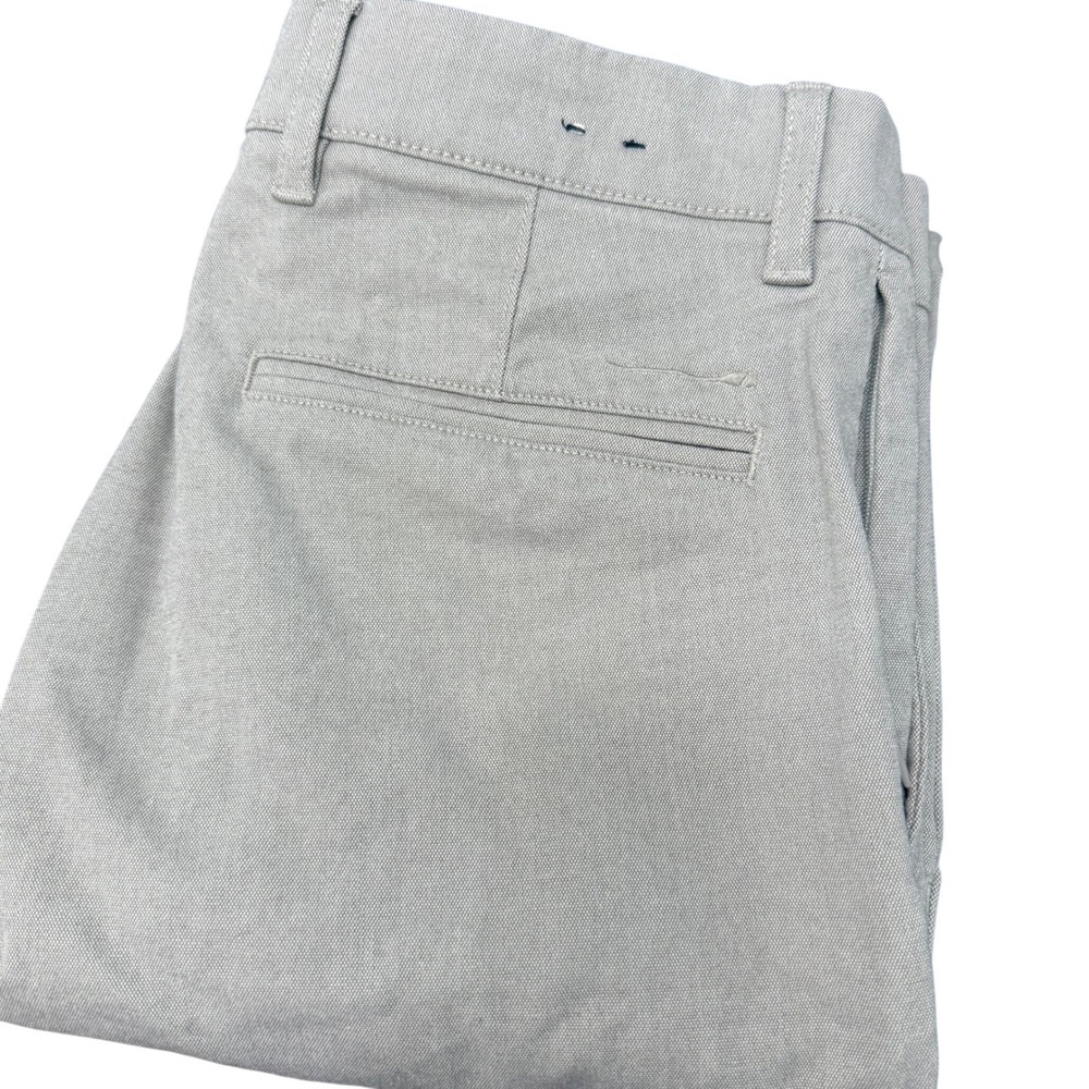 J.Crew Oxford Tech Pant Mens 28x32 (29x31) Gray 484 Slim Stretch Chino BX185
